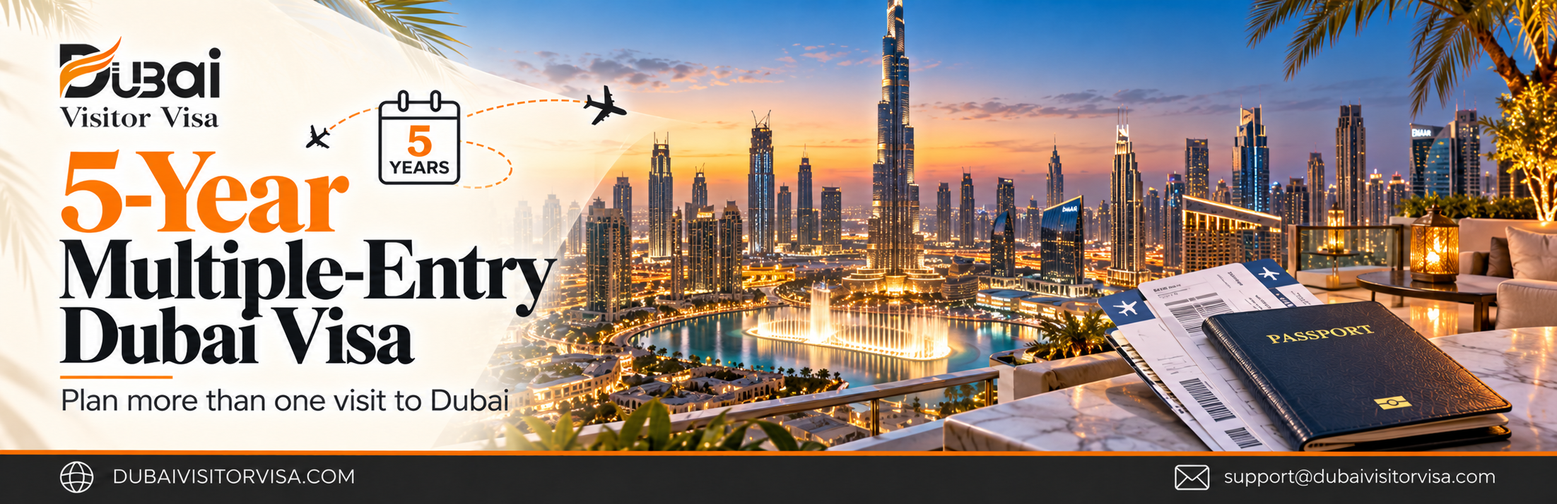 UAE 5-year Multiple-entry Tourist Visa 2026: Cost & Rules