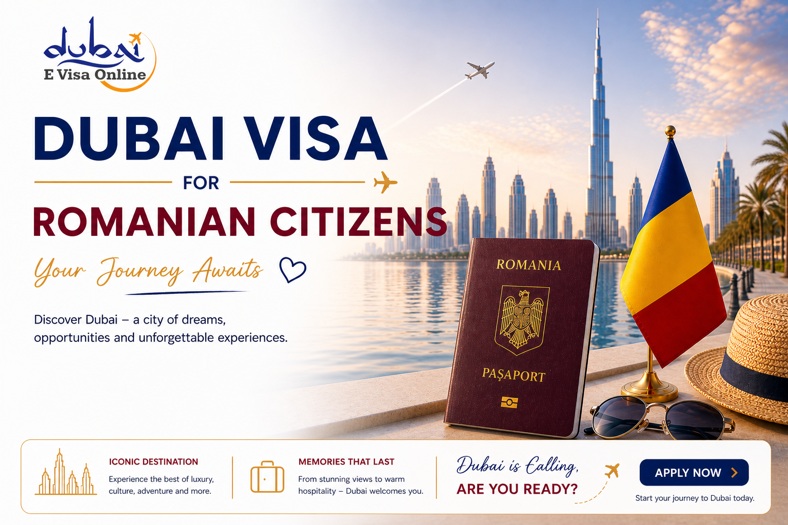 Dubai Visa For Romanian Citizens 2026 - Requirements, Fees & Online Application