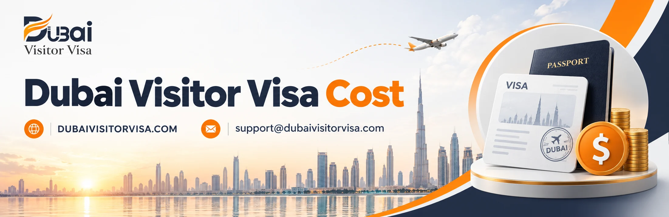 AED, Inr, Usd & Gbp Fees - Dubai Visitor Visa Cost 2026