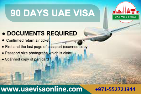 90 Days United Arab Emirates Visa