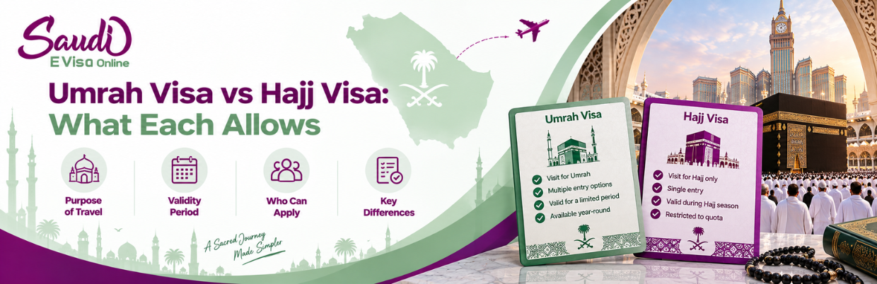 Umrah Visa vs Hajj Visa