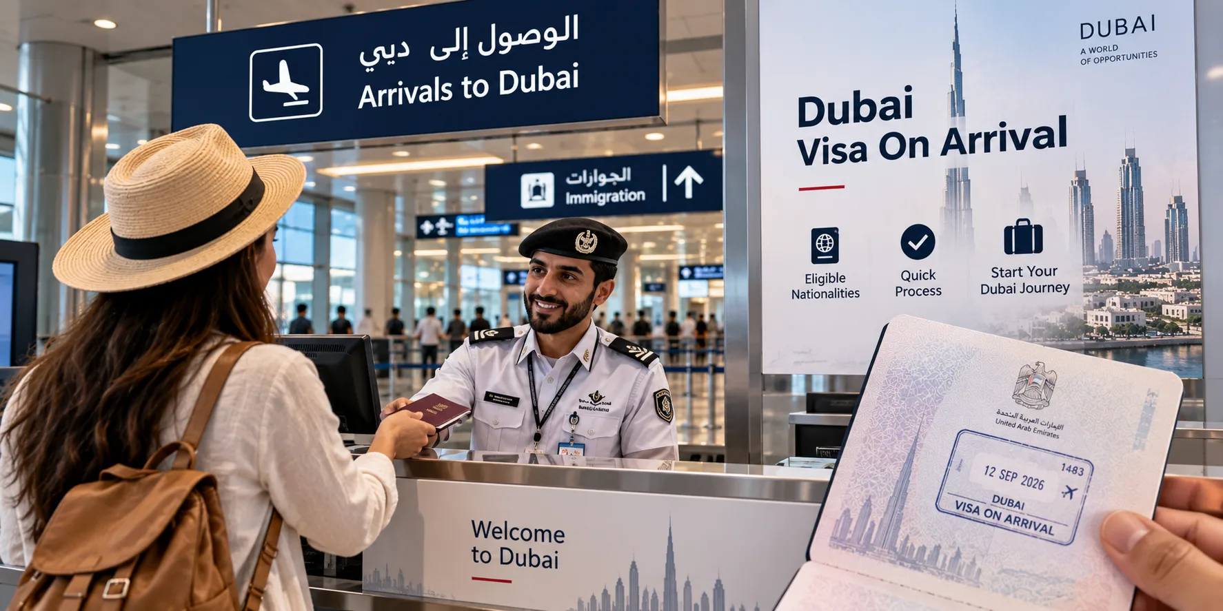 Dubai Visa On Arrival Countries ?.