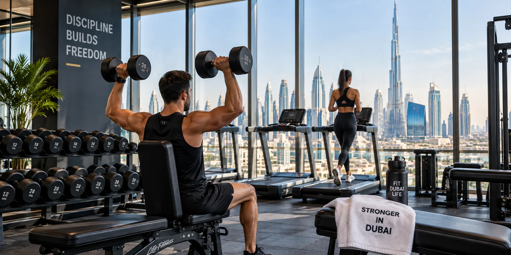 Dubai offers both fully women-only gyms and private ladies sections inside larger chains.