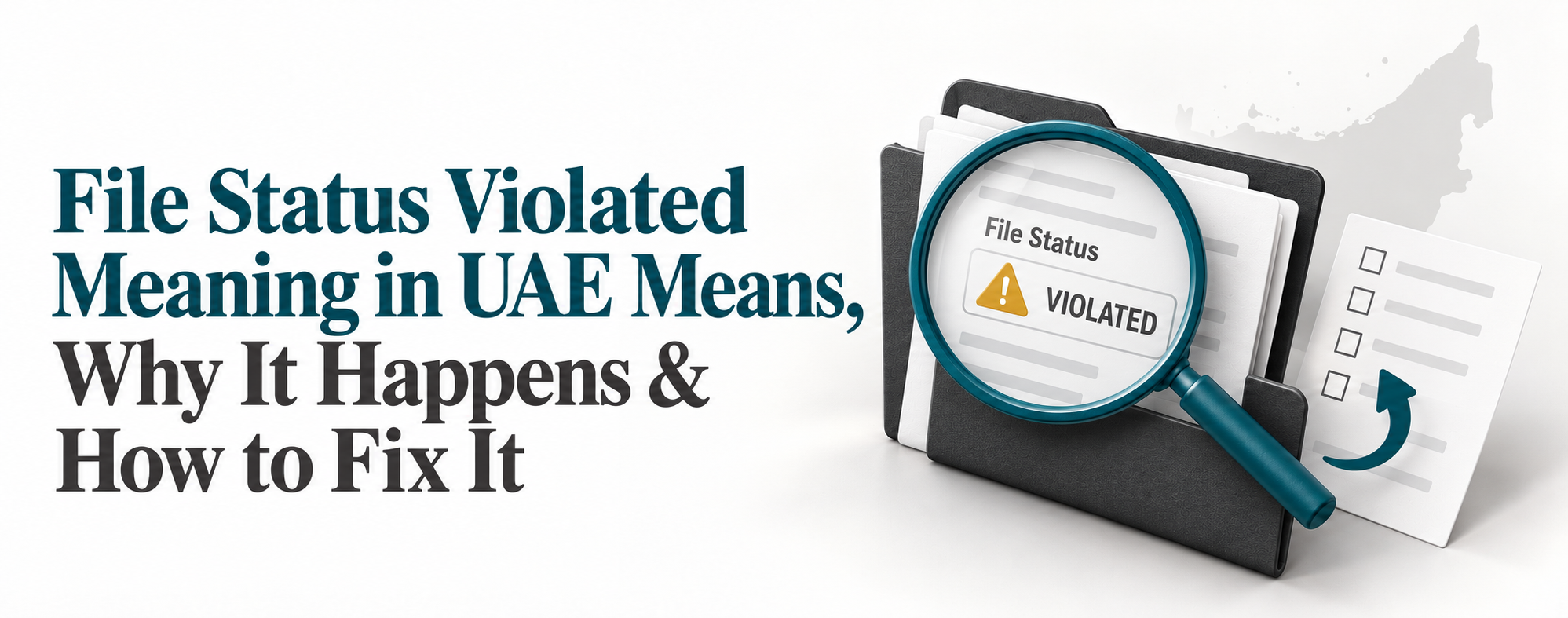 File Status Violated Meaning in UAE 2026 | What Means, How to Fix It