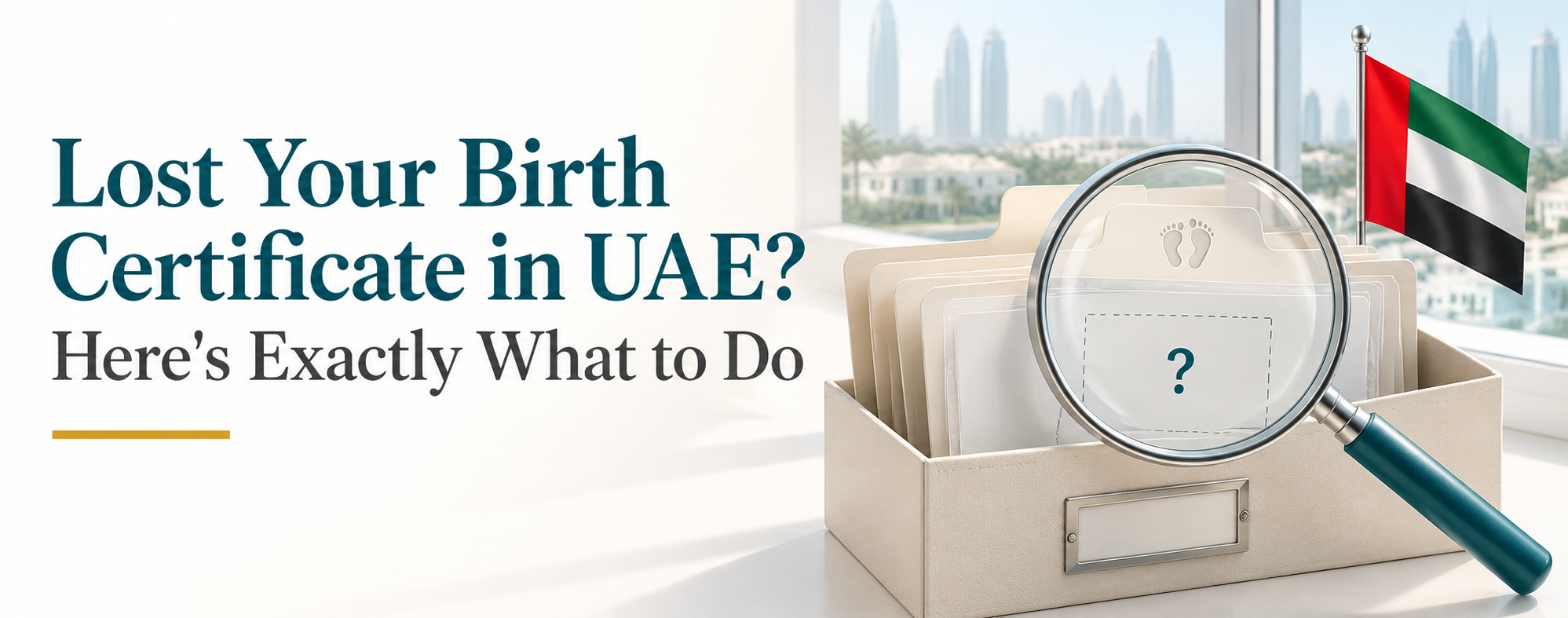 Lost Birth Certificate in Dubai UAE | Complete 2026 Guide