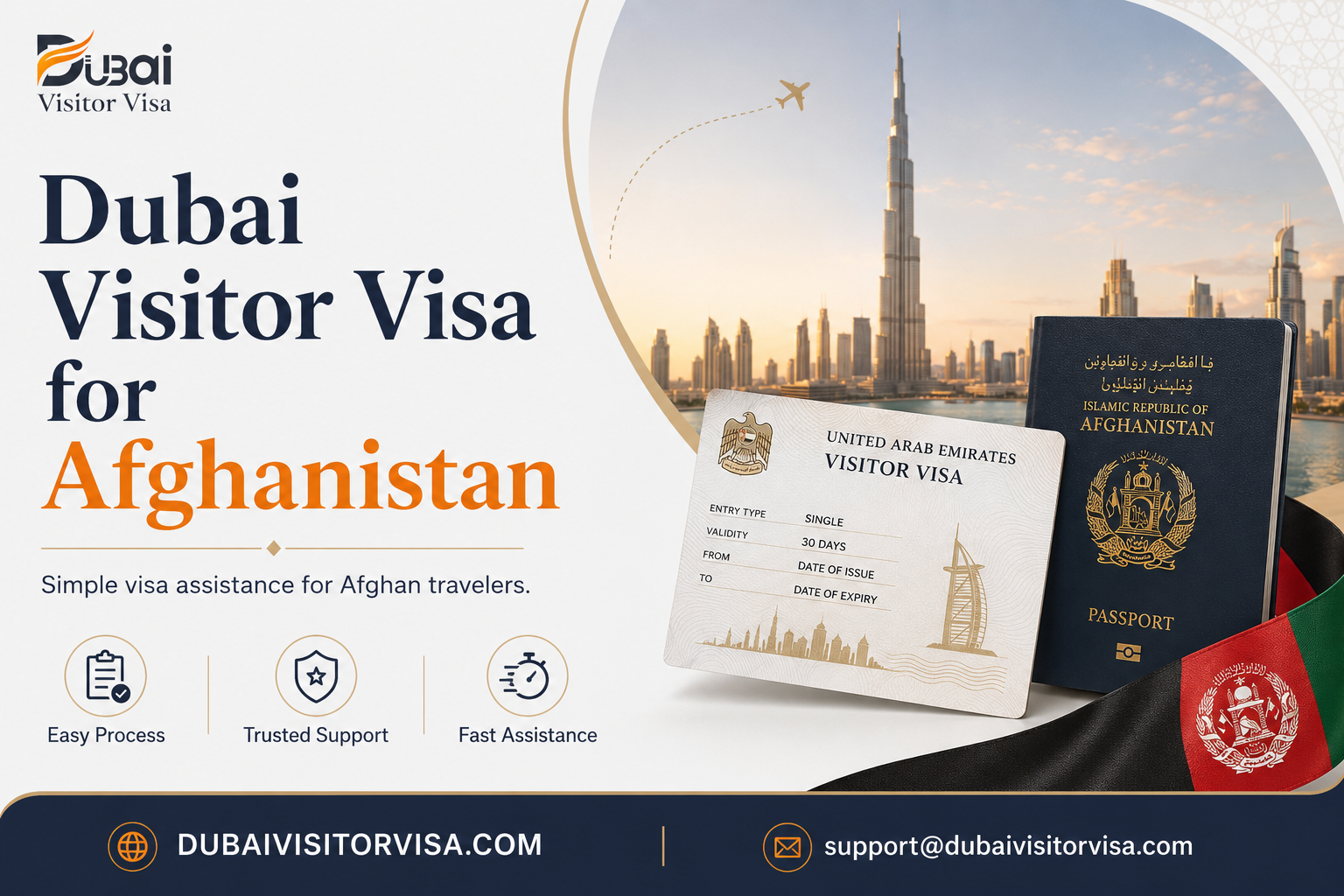 Dubai Visitor Visa For Afghanistan Passport Holders 2026