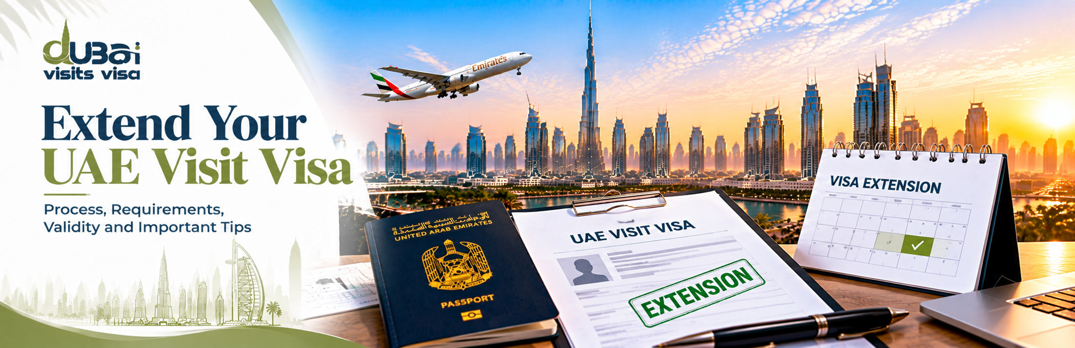 Avoid Overstay - Dubai Visit Visa Extension Process & Fees