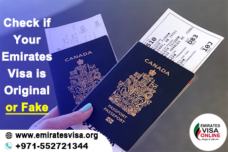 Emirates Visa Original Or Fake 2026 | Verify Emirates Visa Status Officially