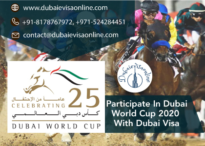 Participate In The Dubai World Cup 2020 With An Dubai Visa