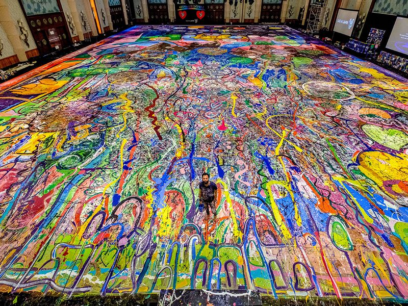 Worlds Largest Canvas Painting in Dubai 2026 | the Journey of Humanity